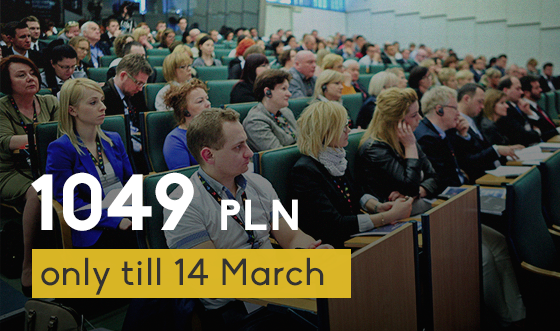 The lowest early-bird rates available only until March 14!