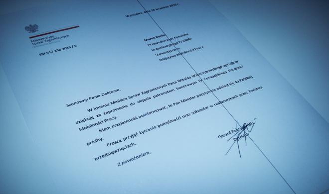 Honorary Patronage of the Poland’s Ministry of Foreing Affairs